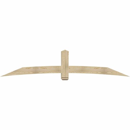 Ekena Millwork Bellingham Rough Sawn Timber Gable Bracket, Douglas Fir, 108"W x 22"H x 6"D x 6"F, 5/12 Pitch GBW108X22X0606BEL00RDF